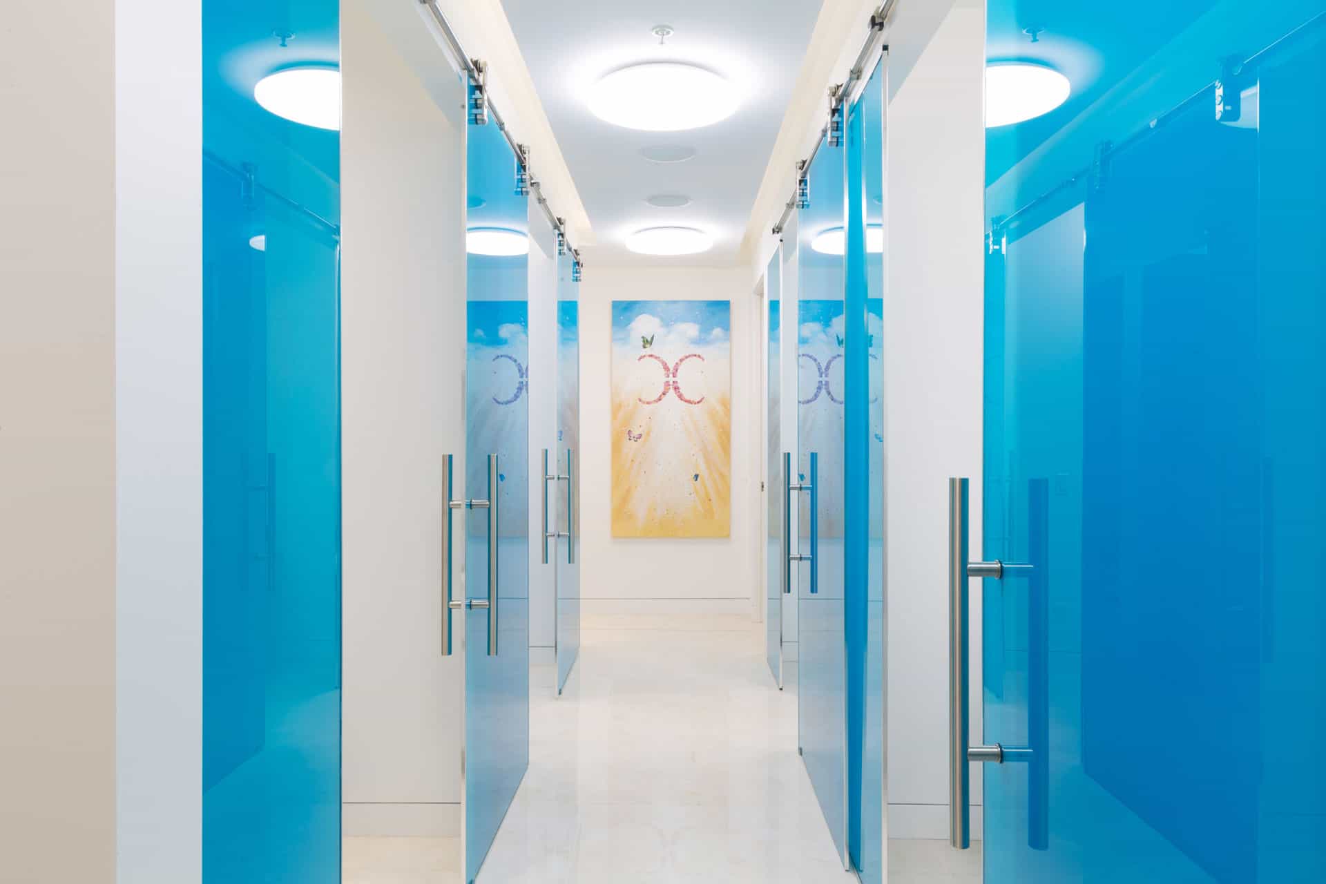 Hallway of Cerulean Medical Institute
